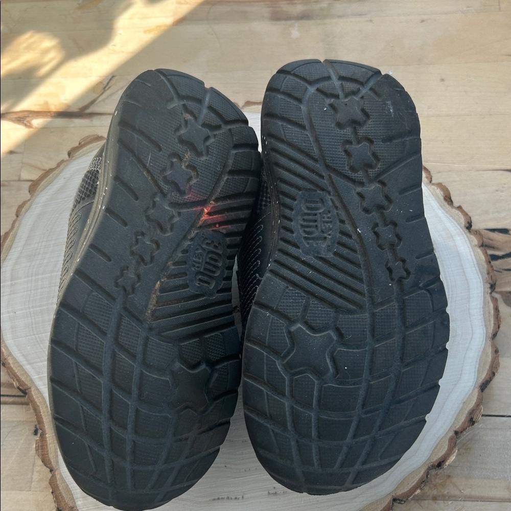 Hey Dude Black Mesh Kids Sneakers - Picture 6 of 6